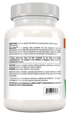 BroccoRaff™ 60c Myrosinase Activated Sulforaphane Glucosinolate