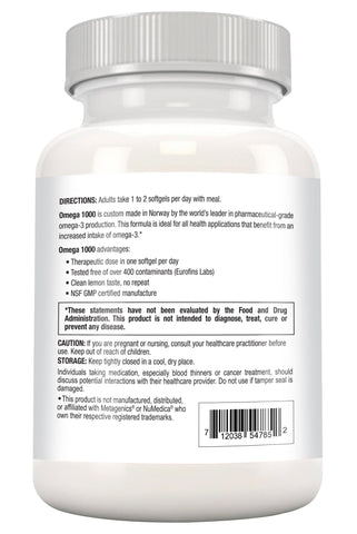 Omega 1000 60c Ultra Pure Omega-3