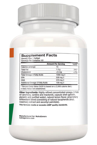 Omega 1000 60c Ultra Pure Omega-3