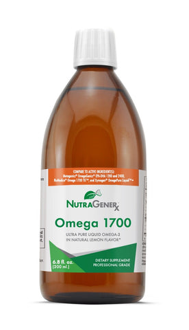 Omega 1700 TG Ultra Pure Liquid Omega-3 in Natural Lemon Flavor