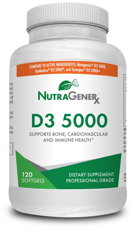 D3 5000 120c High Potency, Bioavailable Vitamin D
