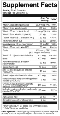 NGX Multi Vitamin 120c