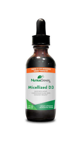Micellized D3 1oz Water-Soluble Vitamin D3 - 1,200 IU Per Drop